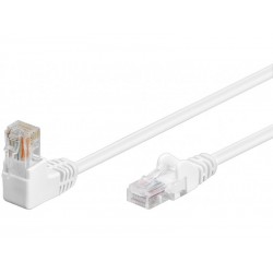 KABEL PATCHCORD CAT 5E 1X90 U/UTP 0,25M BIAŁY