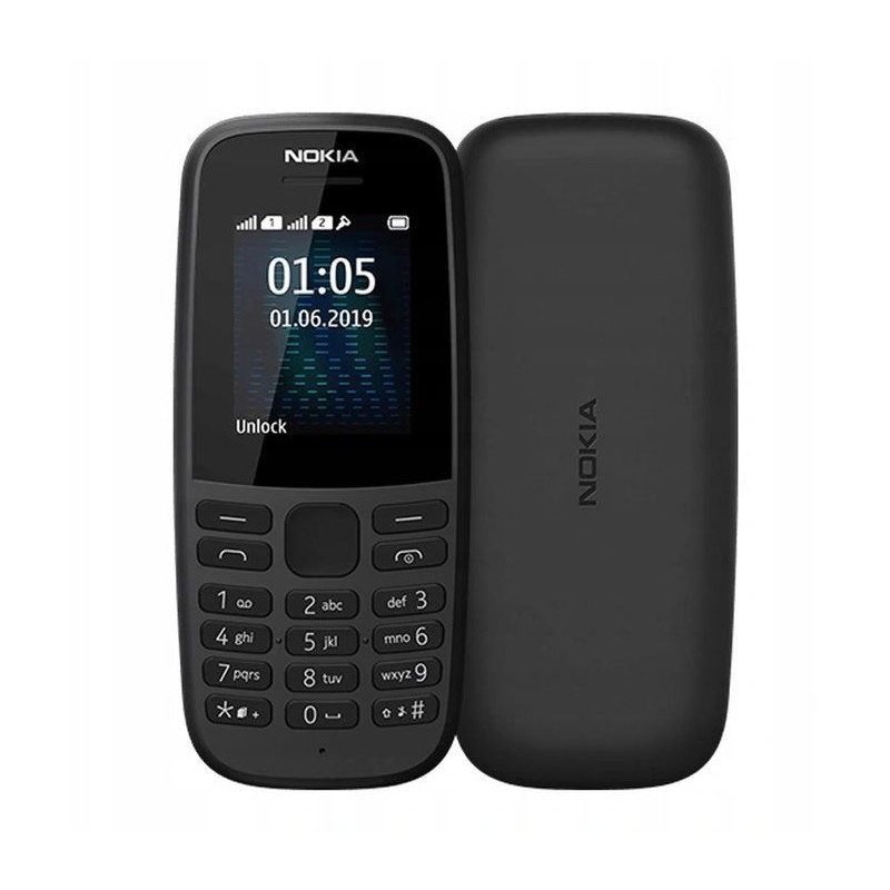 TELEFON NOKIA 105 DUAL SIM CZARNY