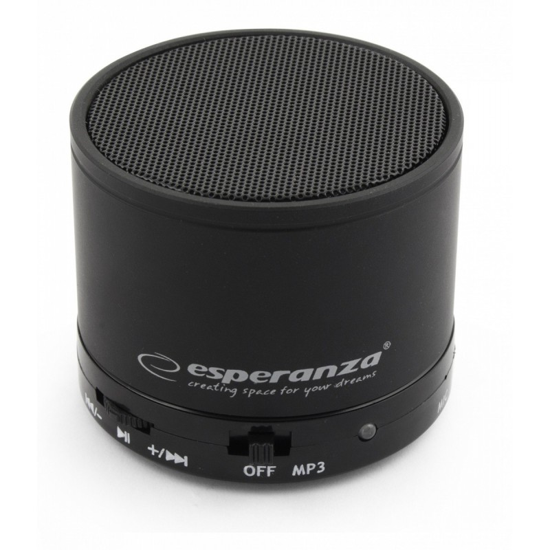 Esperanza Głośnik bluetooth RITMO Czarny EP115K Esperanza Głośnik bluetooth RITMO Czarny EP115K