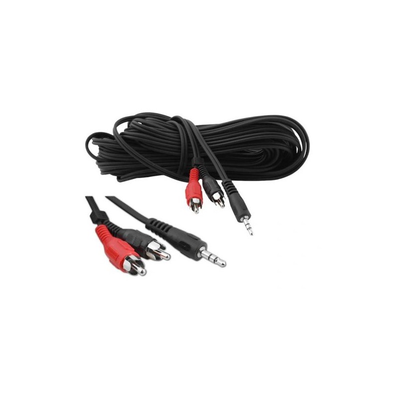 KABEL MINI JACK do 2x RCA CHINCH 1,5 m STEREO HQ