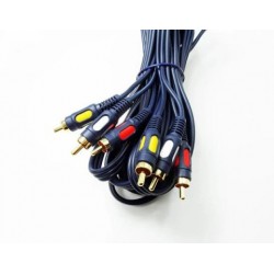 VITALCO kabel 3x RCA chinch 1,5m