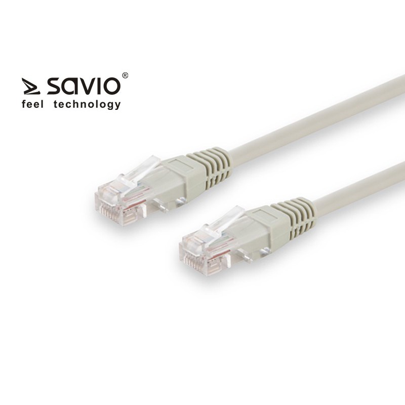 Kabel SAVIO UTP kat.5e 5m CCA CLA-02