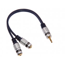 Rozdzielacz słuchawek JACK 3,5mm stereo VEOZ