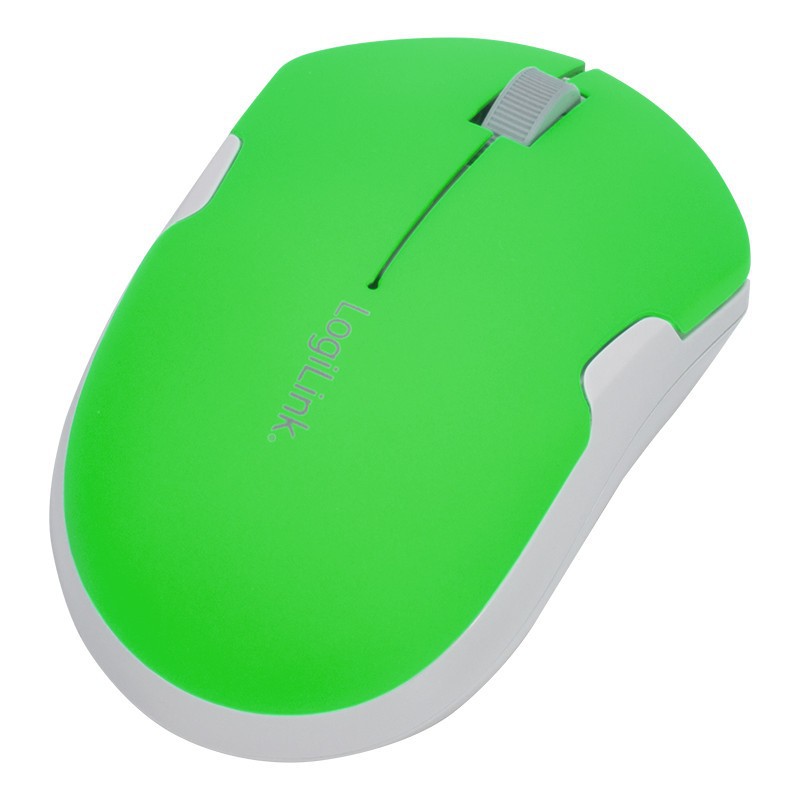 LogiLink Bezprzewodowa mysz 2.4GHz zielona LogiLink Bezprzewodowa mysz 2.4GHz zielona
