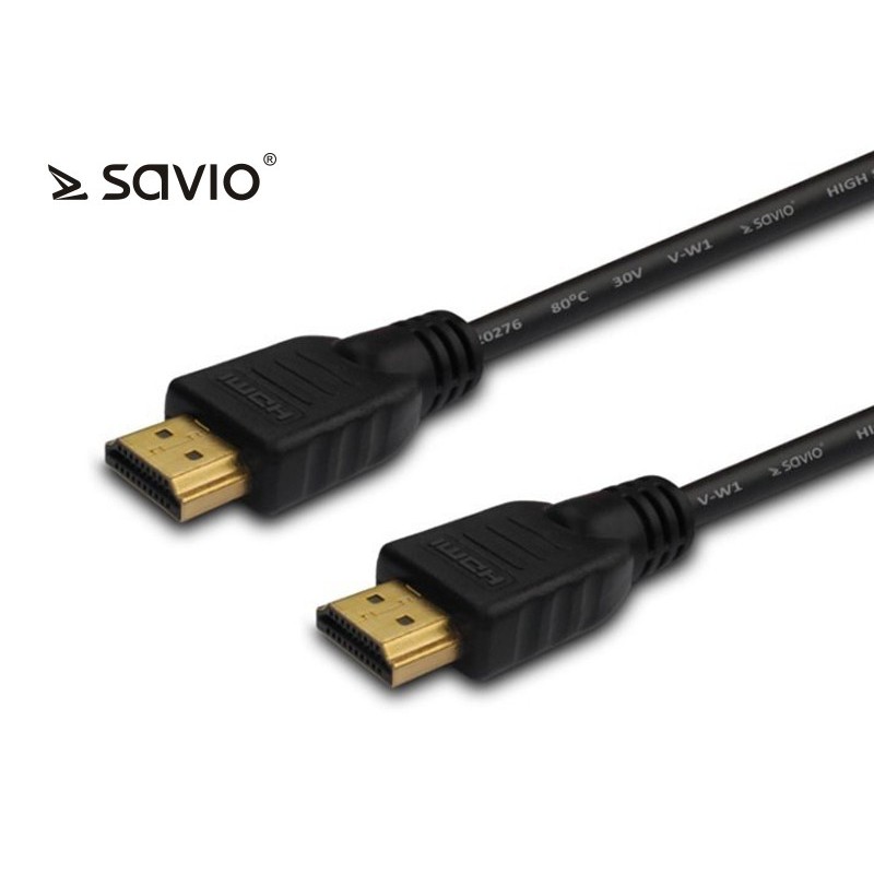 Elmak Kabel HDMI CL-06 czarny złoty v1.4 3D, 4Kx2K