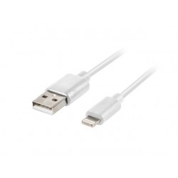 LANBERG Kabel Lightning - USB-A M/M 1.8m biały