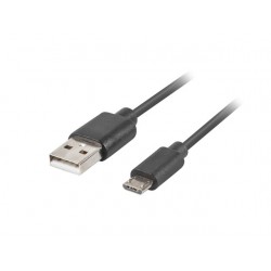 LANBERG Kabel USB micro BM - AM 2.0 1.8m czarny QC