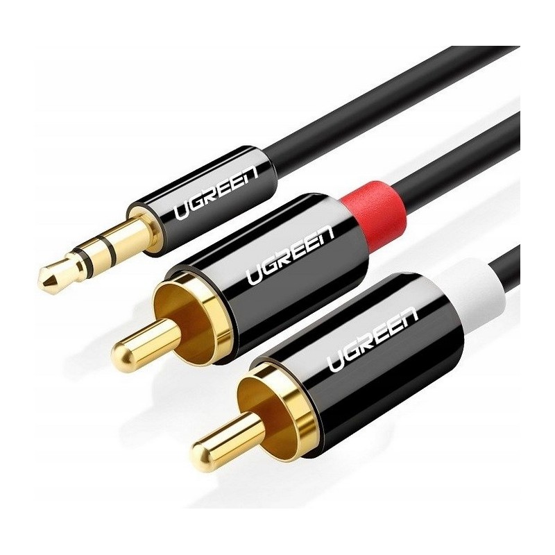Kabel 3,5mm Jack do 2RCA Cinch 2m