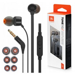 Słuchawki dokanałowe JBL T110 czarne 