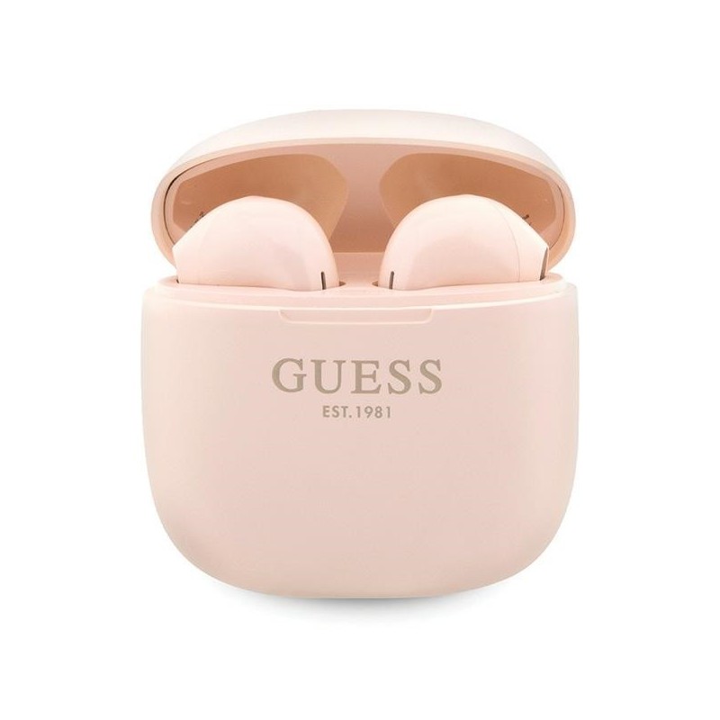 GUESS Słuchawki Bluetooth TWS GUTWST26PSP Różowe