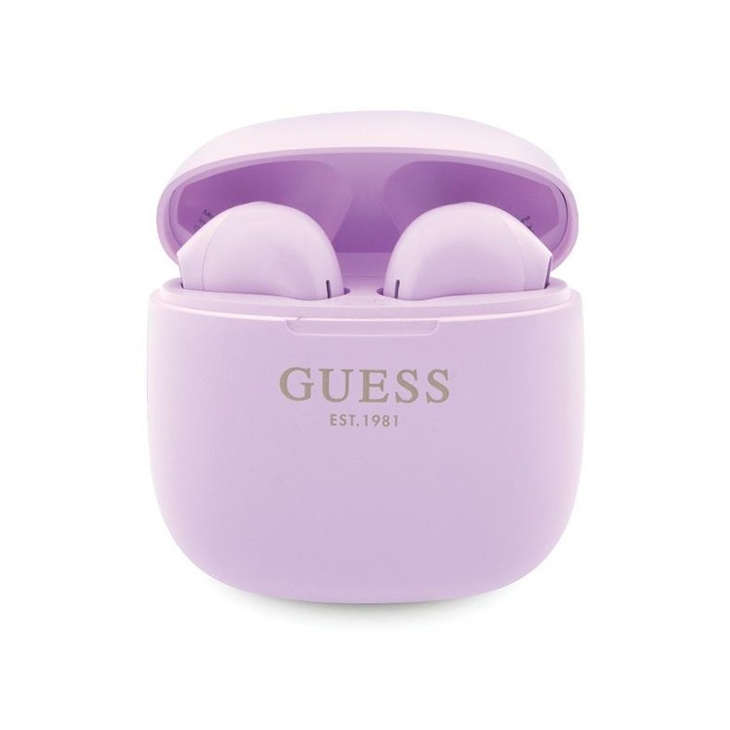 GUESS Słuchawki Bluetooth TWS GUTWST26PSU Fioletow