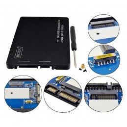 OBUDOWA ADAPTER NA DYSK SATA/HDD 2,5`` M.2 SATA 3