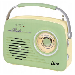 Radio RETRO PISTACJA sieciowe akumulator ELTRA Lui
