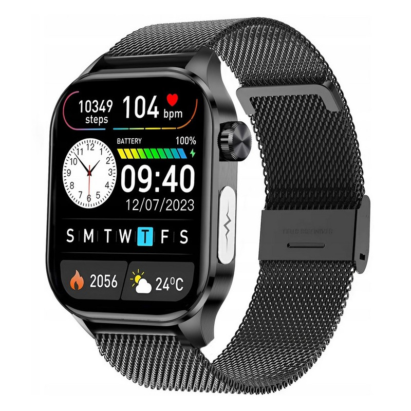 SMARTWATCH MĘSKI Zegarek Lazird EKG0025 rozmowy