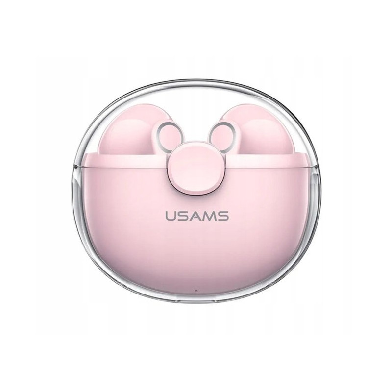 Słuchawki douszne USAMS BU TWS Różowy