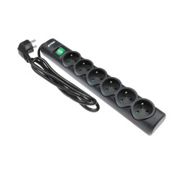 Listwa przeciwprzepięciowa Ever OPTIMA 3m 6 gniazd