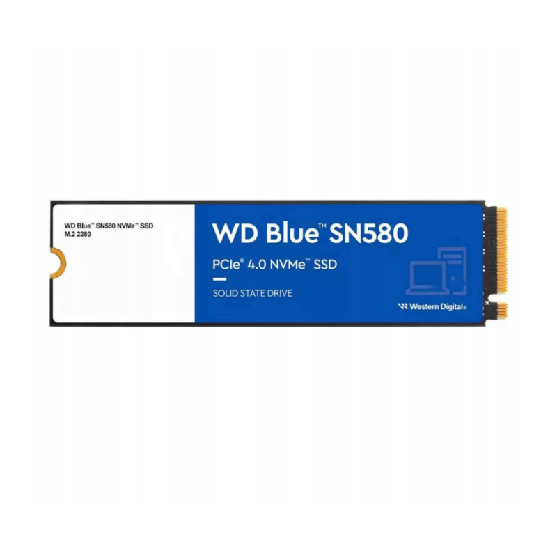 SSD WD Blue SN580 1TB M.2 2280 NVMe PCIe 4.0 x4 (W