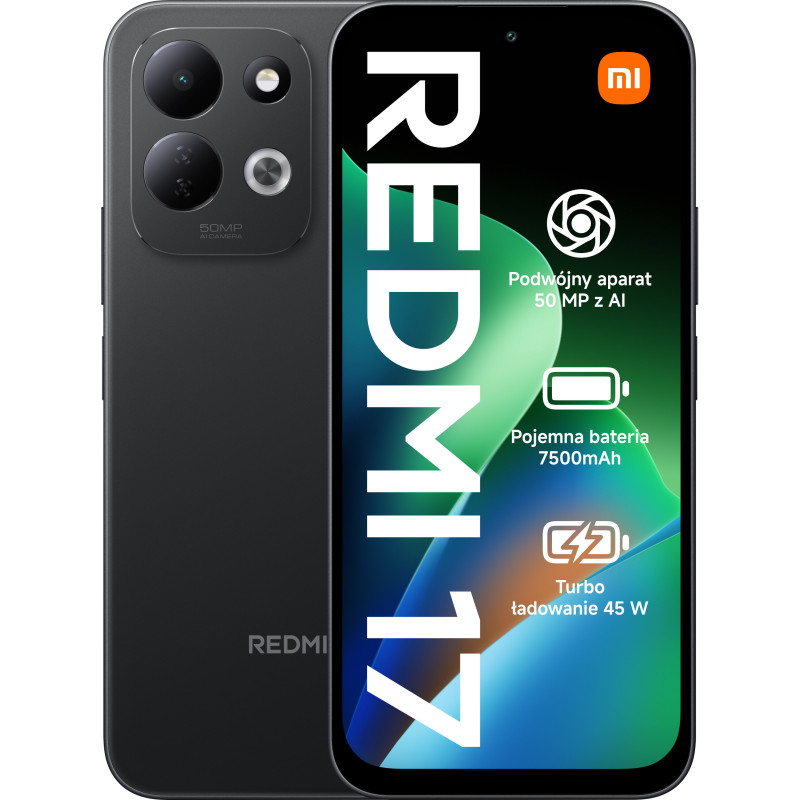 Redmi 17 4G NFC 4/256GB Czarny